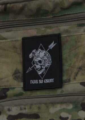 Patch “Fear No Enemy” – Black Tactical Skull Patch